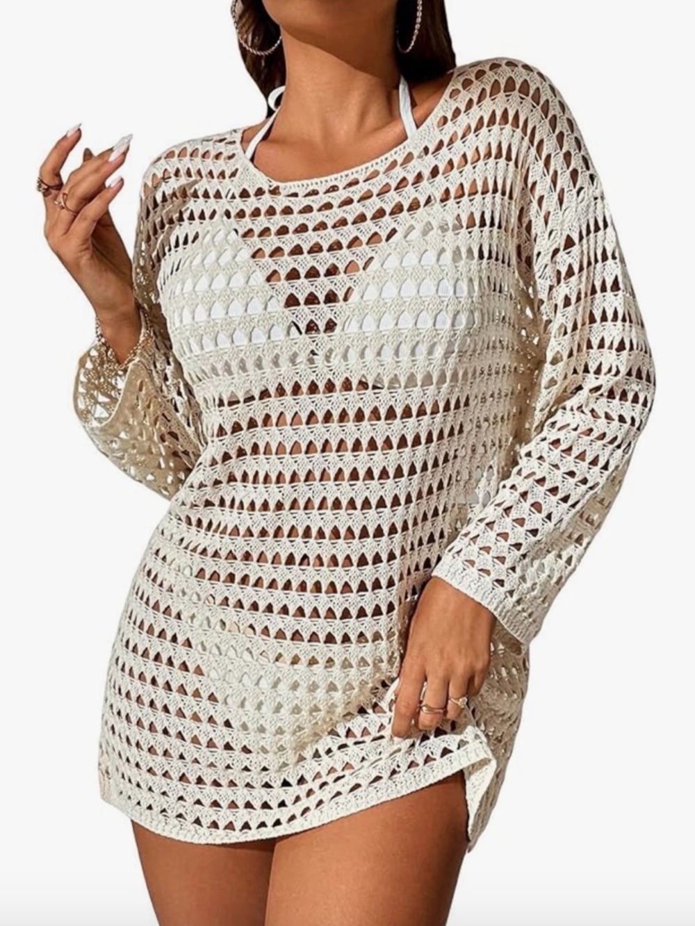 Crochet Swim Cover-Up Tunic